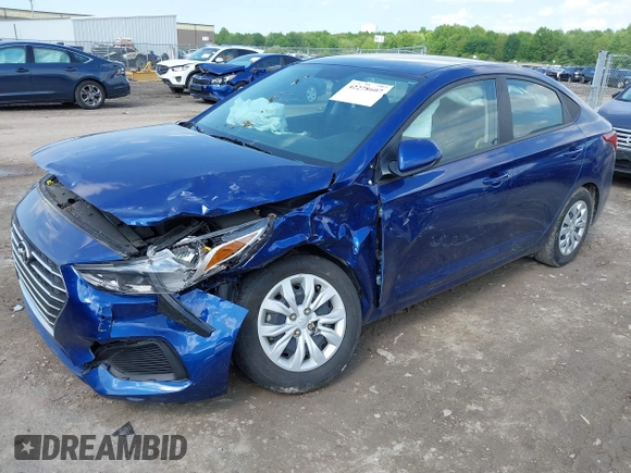 2022 Hyundai Accent SE z VIN 3KPC24A61NE185658, wystawiony jako IAAI lot #42278607 z przebiegiem 5 596 mil mil oraz . Historia ofert i sprzedaży dostępna na DreamBid. Obrazek 17.