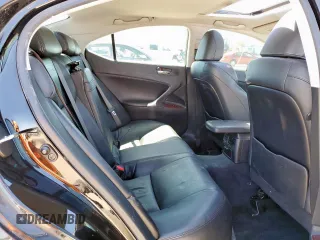 2007 Lexus IS 350 with VIN JTHBE262972009629, listed as a Copart auction lot 57758295 with 155,577 mi miles and Clean title. Bid and sale history available at DreamBid. Image 10.