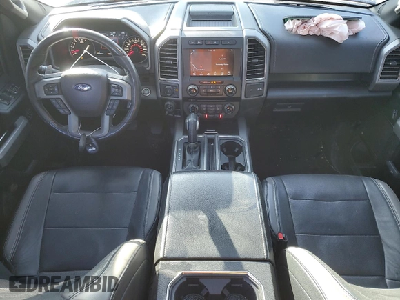 2017 Ford F-150 Raptor with VIN 1FTFW1RG1HFB54904, listed as a Copart auction lot 48916505 with 97,871 mi miles and Salvage Title. Bid and sale history available at carsss.com. Image 8.