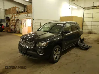 2016 Jeep Compass High Altitude Edition with VIN 1C4NJDEB0GD697757, listed as a Copart auction lot 63515602 with 72,589 mi miles. Bid and sale history available at carsss.com. Image 2.