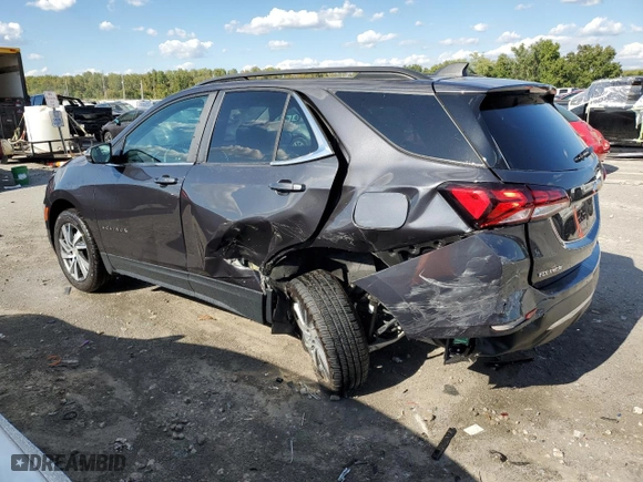 2022 Chevrolet Equinox LT with VIN 3GNAXKEV8NS246480, listed as a Copart auction lot 69422343 with 7,638 mi miles and Clean Title. Bid and sale history available at carsss.com. Image 2.