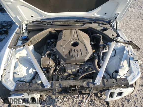 2023 Genesis G70 2.0T with VIN KMTG34TA3PU105184, listed as a Copart auction lot 77366344 with 36,582 mi miles and Salvage Title. Bid and sale history available at carsss.com. Image 12.