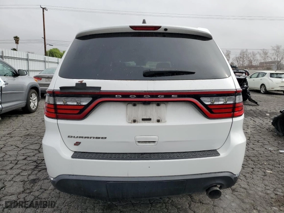 2018 Dodge Durango SXT with VIN 1C4RDJAG9JC372742, listed as a Copart auction lot 43766525 with 201,441 mi miles and Clean Title. Bid and sale history available at carsss.com. Image 6.