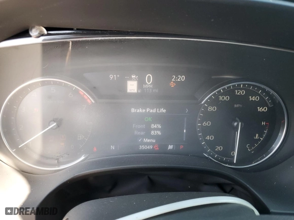 2022 Cadillac CT4 Sport with VIN 1G6DC5RK4N0121702, listed as a Copart auction lot 74705824 with 35,049 mi miles and Salvage Title. Bid and sale history available at carsss.com. Image 9.