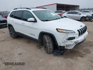 2018 Jeep Cherokee Latitude with VIN 1C4PJMCX9JD514998, listed as a IAAI auction lot 41482641 with 38,252 mi miles. Bid and sale history available at carsss.com. Image 1.
