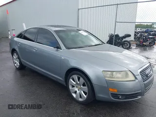 2007 Audi A6 3.2L with VIN WAUDH74F87N050379, listed as a IAAI auction lot 41941729 with 269,828 mi miles. Bid and sale history available at carsss.com. Image 6.