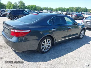 2008 Lexus LS 460 with VIN JTHBL46F885083337, listed as a IAAI auction lot 42409781 with 162,018 mi miles and . Bid and sale history available at DreamBid. Image 4.