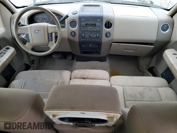 2006 Ford F-150 XL with VIN 1FTPW14V36FB59285, listed as a Copart auction lot 45317615 with 180,241 mi miles and Salvage Title. Bid and sale history available at carsss.com. Image 8.