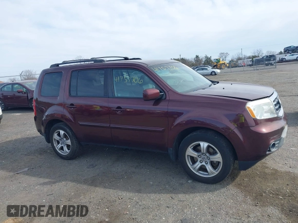 2012 Honda Pilot EX-L with VIN 5FNYF4H5XCB018858, listed as a IAAI auction lot 41757706 with 175,235 mi miles and . Bid and sale history available at carsss.com. Image 13.