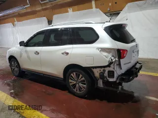 2017 Nissan Pathfinder SV with VIN 5N1DR2MMXHC621817, listed as a Copart auction lot 49306035 with 75,583 mi miles and Salvage Title. Bid and sale history available at carsss.com. Image 2.