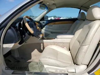 2002 Lexus SC 430 with VIN JTHFN48Y120002712, listed as a Copart auction lot 57078505 with 129,826 mi miles and Salvage Title. Bid and sale history available at DreamBid. Image 7.