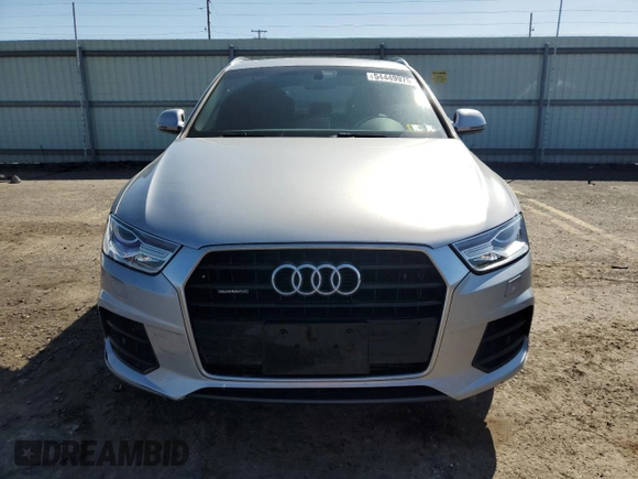 2016 Audi Q3 Premium Plus with VIN WA1EFCFS4GR020184, listed as a Copart auction lot 54449975 with 99,950 mi miles and Salvage Title. Bid and sale history available at carsss.com. Image 5.