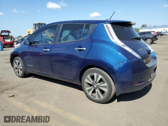 2017 Nissan LEAF SL with VIN 1N4BZ0CP8HC305639, listed as a Copart auction lot 72164814 with 21,897 mi miles and Salvage Title. Bid and sale history available at carsss.com. Image 2.