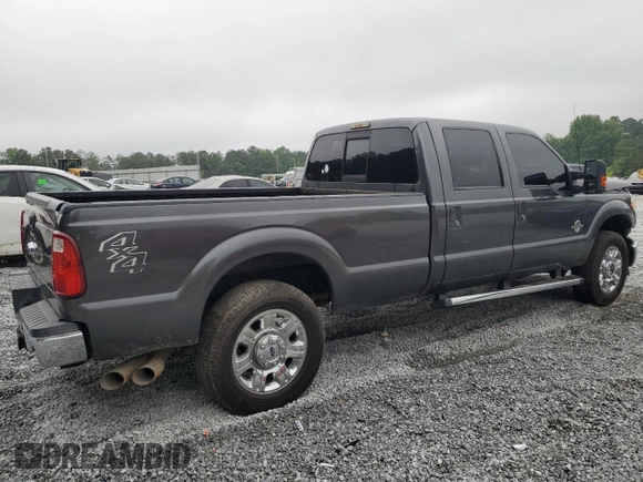 2015 Ford F-250 Lariat with VIN 1FT7W2BT5FEA44216, listed as a Copart auction lot 58973685 with 355,729 mi miles and Salvage title. Bid and sale history available at DreamBid. Image 3.