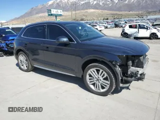 2018 Audi Q5 Premium Plus with VIN WA1BNAFY5J2108319, listed as a Copart auction lot 50531245 with 80,027 mi miles and Salvage Title. Bid and sale history available at carsss.com. Image 4.