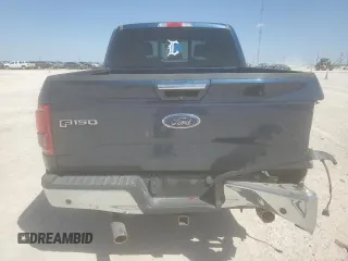 2015 Ford F-150 XLT with VIN 1FTEW1EF8FKD06237, listed as a Copart auction lot 50693145 with 185,609 mi miles and Salvage title. Bid and sale history available at DreamBid. Image 6.