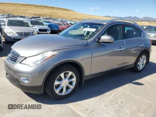 2010 Infiniti EX Journey with VIN JN1AJ0HR3AM755208, listed as a Copart auction lot 70825834 with 97,838 mi miles and Salvage Title. Bid and sale history available at carsss.com. Image 1.