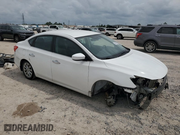 2019 Nissan Sentra SV with VIN 3N1AB7AP0KL604630, listed as a Copart auction lot 54945565 with 73,998 mi miles and Salvage Title. Bid and sale history available at DreamBid. Image 4.