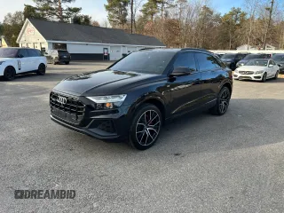 2019 Audi Q8 Premium Plus with VIN WA1EVAF17KD036223, listed as a Copart auction lot 83887104 with 111,391 mi miles and Clean Title. Bid and sale history available at carsss.com. Image 2.