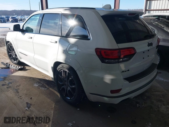 2020 Jeep Grand Cherokee Overland with VIN 1C4RJFCG4LC158425, listed as a IAAI auction lot 41386418 with 86,012 mi miles and . Bid and sale history available at DreamBid. Image 3.