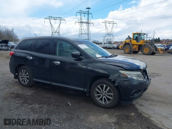 2014 Nissan Pathfinder SV with VIN 5N1AR2MM4EC708630, listed as a IAAI auction lot 41893720 with 129,985 mi miles. Bid and sale history available at carsss.com. Image 13.