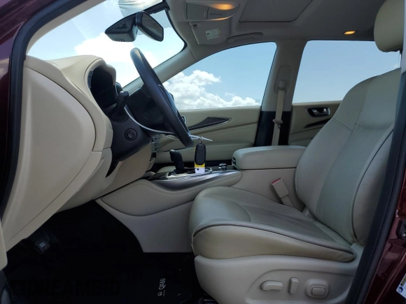 2019 Infiniti QX60 LUXE with VIN 5N1DL0MN4KC557490, listed as a Copart auction lot 51164225 with 57,359 mi miles and Salvage Title. Bid and sale history available at carsss.com. Image 7.