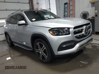 2021 Mercedes-Benz GLS with VIN 4JGFF5KEXMA393077, listed as a IAAI auction lot 41532654 with 54,459 mi miles. Bid and sale history available at carsss.com. Image 1.
