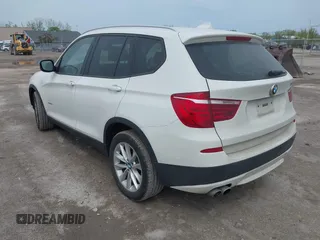 2014 BMW X3 xDrive28i with VIN 5UXWX9C57E0D42183, listed as a IAAI auction lot 42147520 with 121,266 mi miles and . Bid and sale history available at DreamBid. Image 3.