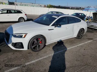 2023 Audi A5 Sportback S line Premium Plus with VIN WAUFACF51PA061080, listed as a Copart auction lot 89144465 with 9,512 mi miles and Salvage Title. Bid and sale history available at carsss.com. Image 1.