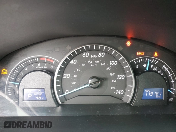 2014 Toyota Camry L with VIN 4T1BF1FK8EU414743, listed as a Copart auction lot 52414365 with 119,181 mi miles and Non Repairable. Bid and sale history available at carsss.com. Image 9.