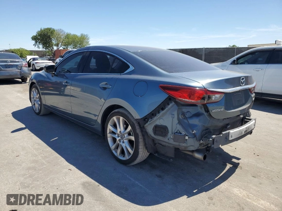 2014 Mazda 6 i Touring with VIN JM1GJ1T66E1116919, listed as a Copart auction lot 49992645 with 141,504 mi miles and Salvage title. Bid and sale history available at DreamBid. Image 3.
