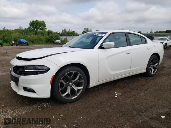 2015 Dodge Charger SXT with VIN 2C3CDXHG4FH832400, listed as a Copart auction lot 61493795 with 134,582 mi miles and Salvage title. Bid and sale history available at DreamBid. Image 1.
