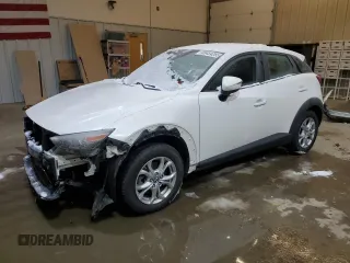 2019 Mazda CX-3 Sport with VIN JM1DKFB70K0435953, listed as a Copart auction lot 88454285 with 52,778 mi miles and Salvage Title. Bid and sale history available at carsss.com. Image 1.