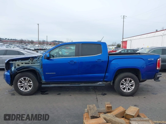 2019 GMC Canyon 4WD SLE with VIN 1GTG6CEN6K1304918, listed as a IAAI auction lot 41624468 with 102,579 mi miles. Bid and sale history available at carsss.com. Image 14.