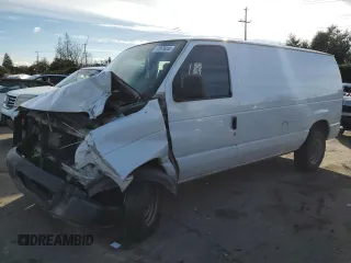 2011 Ford Econoline Cargo Commercial with VIN 1FTNE1EW6BDB06376, listed as a Copart auction lot 87075044 with 229,271 mi miles and Salvage Title. Bid and sale history available at carsss.com. Image 1.