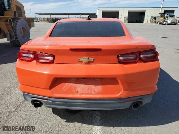 2021 Chevrolet Camaro 1LS with VIN 1G1FB1RXXM0130988, listed as a Copart auction lot 77682404 with 46,747 mi miles and Salvage Title. Bid and sale history available at carsss.com. Image 6.