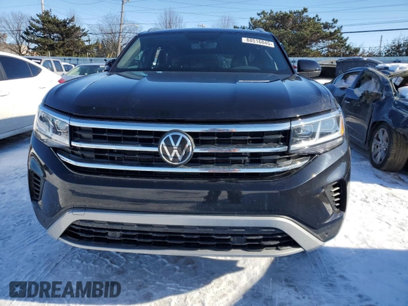 2023 Volkswagen Atlas SE with VIN 1V2HE2CA0PC218094, listed as a Copart auction lot 88516845 with 16,251 mi miles and Salvage title. Bid and sale history available at DreamBid. Image 5.