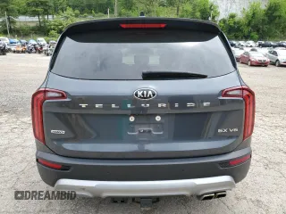 2021 Kia Telluride EX with VIN 5XYP3DHCXMG148538, listed as a Copart auction lot 56045245 with 51,998 mi miles and Salvage title. Bid and sale history available at DreamBid. Image 6.