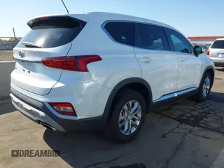 2020 Hyundai Santa Fe SE with VIN 5NMS23AD1LH197383, listed as a IAAI auction lot 42001946 with 47,844 mi miles. Bid and sale history available at carsss.com. Image 4.