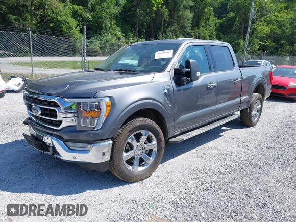 2022 Ford F-150 XL with VIN 1FTFW1E80NKD62001, listed as a IAAI auction lot 42641889 with 85,096 mi miles and . Bid and sale history available at DreamBid. Image 2.