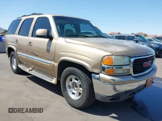 2001 GMC Yukon SLT with VIN 1GKEC13T71J113257, listed as a IAAI auction lot 41975910 with 195,509 mi miles. Bid and sale history available at carsss.com. Image 1.