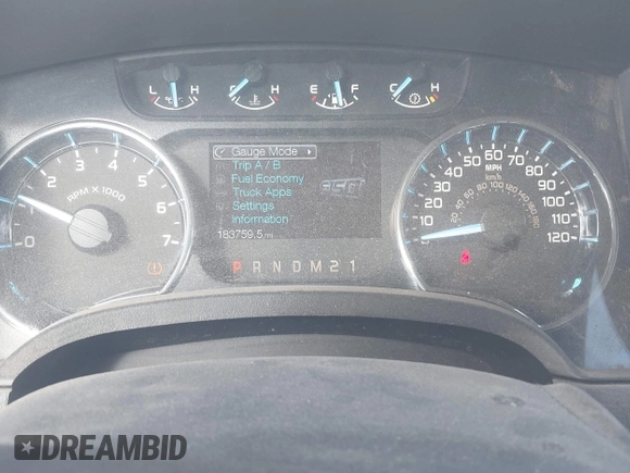 2011 Ford F-150 XL with VIN 1FTFW1EF5BKD20966, listed as a IAAI auction lot 41698011 with 183,759 mi miles. Bid and sale history available at carsss.com. Image 7.