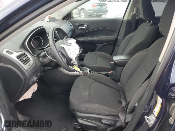 2018 Jeep Compass Sport z VIN 3C4NJCAB4JT488295, wystawiony jako Copart lot #49347145 z przebiegiem 132 343 mil mil oraz Szkoda całkowita • Salvage title. Historia ofert i sprzedaży dostępna na DreamBid. Obrazek 7.