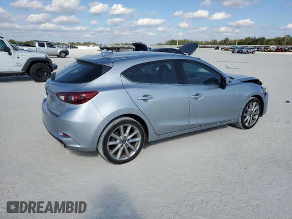 2017 Mazda 3 Grand Touring with VIN JM1BN1M33H1105397, listed as a Copart auction lot 86052334 with 21,578 mi miles and Salvage Title. Bid and sale history available at DreamBid. Image 3.