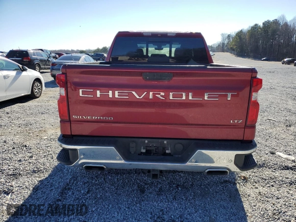 2019 Chevrolet Silverado 1500 LTZ with VIN 3GCUYGED4KG261726, listed as a Copart auction lot 87998295 with 84,904 mi miles and Salvage Title. Bid and sale history available at DreamBid. Image 6.