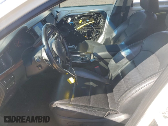 2017 Kia Cadenza Premium with VIN KNALC4J12H5070940, listed as a Copart auction lot 72938494 with 76,390 mi miles and Salvage Title. Bid and sale history available at carsss.com. Image 7.
