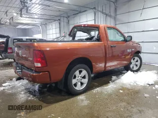 2013 Ram 1500 Express with VIN 3C6JR7AT7DG572736, listed as a Copart auction lot 45131975 with 65,518 mi miles and Salvage title. Bid and sale history available at DreamBid. Image 3.