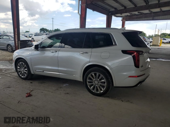 2023 Cadillac XT6 FWD Premium Luxury with VIN 1GYKPCRS4PZ103819, listed as a Copart auction lot 76279704 with 19,601 mi miles and Clean Title. Bid and sale history available at carsss.com. Image 2.