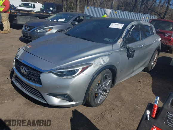 2017 Infiniti QX30 Sport with VIN SJKCH5CP8HA021984, listed as a IAAI auction lot 41668505 with 115,704 mi miles and . Bid and sale history available at DreamBid. Image 18.