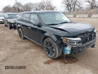 2017 Ford Flex Limited with VIN 2FMHK6D85HBA02266, listed as a IAAI auction lot 41236164 with 165,604 mi miles. Bid and sale history available at carsss.com. Image 1.